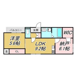 GRANDIR姫島の物件間取画像